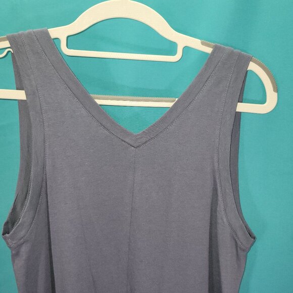 Caslon Womens V-Neck Grey Sleeveless Tank Top XS - Picture 6 of 7
